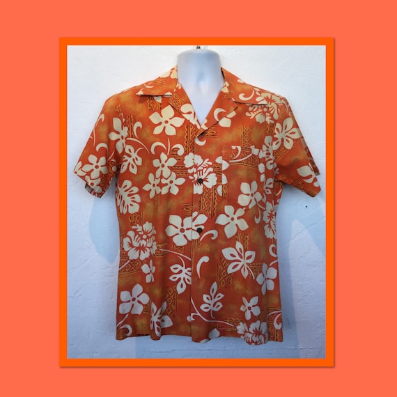 Vintage 1940s/50s cotton Hawaiian shirt