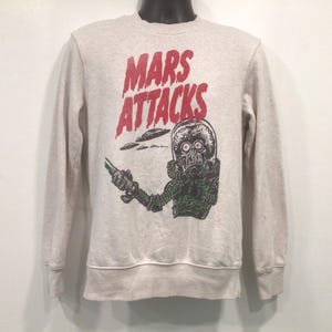 SANTA CRUZ マーズアタック Tシャツ ホワイト Mサイズ 映画 希少 ヴィンテージプリント マーズ・アタックTシャツ、サイズM…j812 - Etsy 日本
