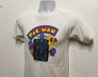 Vintage Original 1980's Pac-man T Shirt. Size Small Junior - Etsy