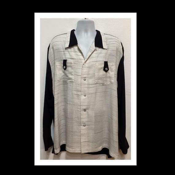 Vintage rayon gabardine shirt - Gem Vintage rayon gabardine shirt - Gem