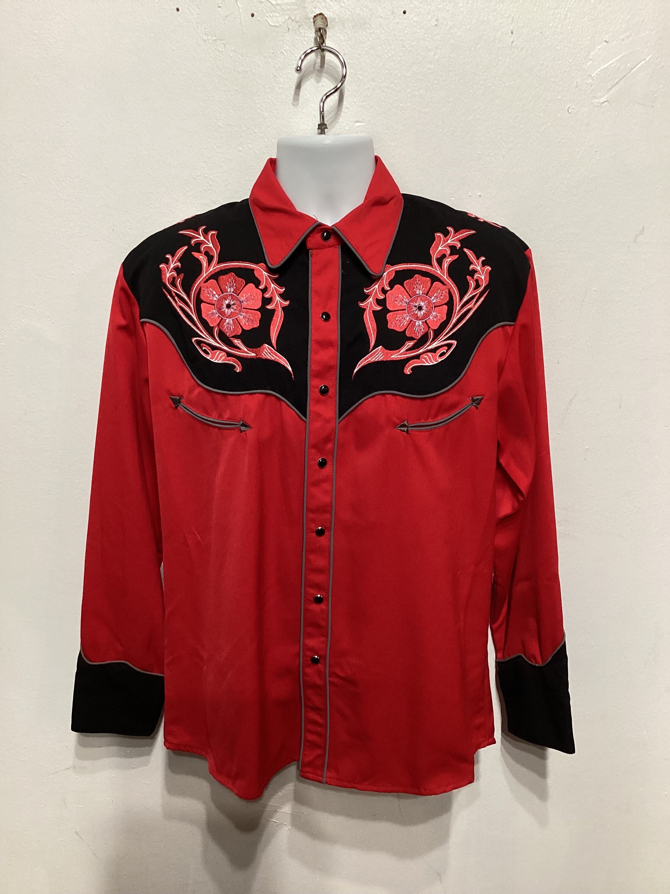 WS008 Vintage Reproduction Embroidered Rayon Scully Western