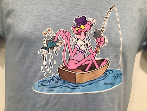 Vintage Original 1980s Pink Panther Dc Tee, Size M…j27 - Etsy