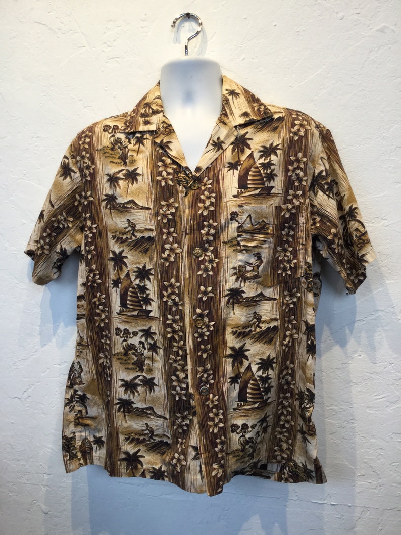 Vintage 1950s60s Hawaiian shirt