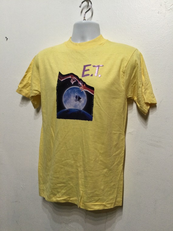 Vintage original 1982 " ET" decal graphic T-shirt… - image 7