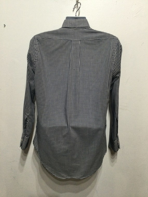 Vintage 1960s "mod" cotton gingham shirt by Murra… - image 5