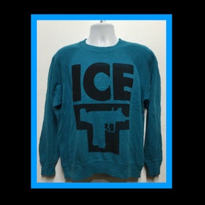 Vintagetryckt tröja - "ICE T" Storlek X Large