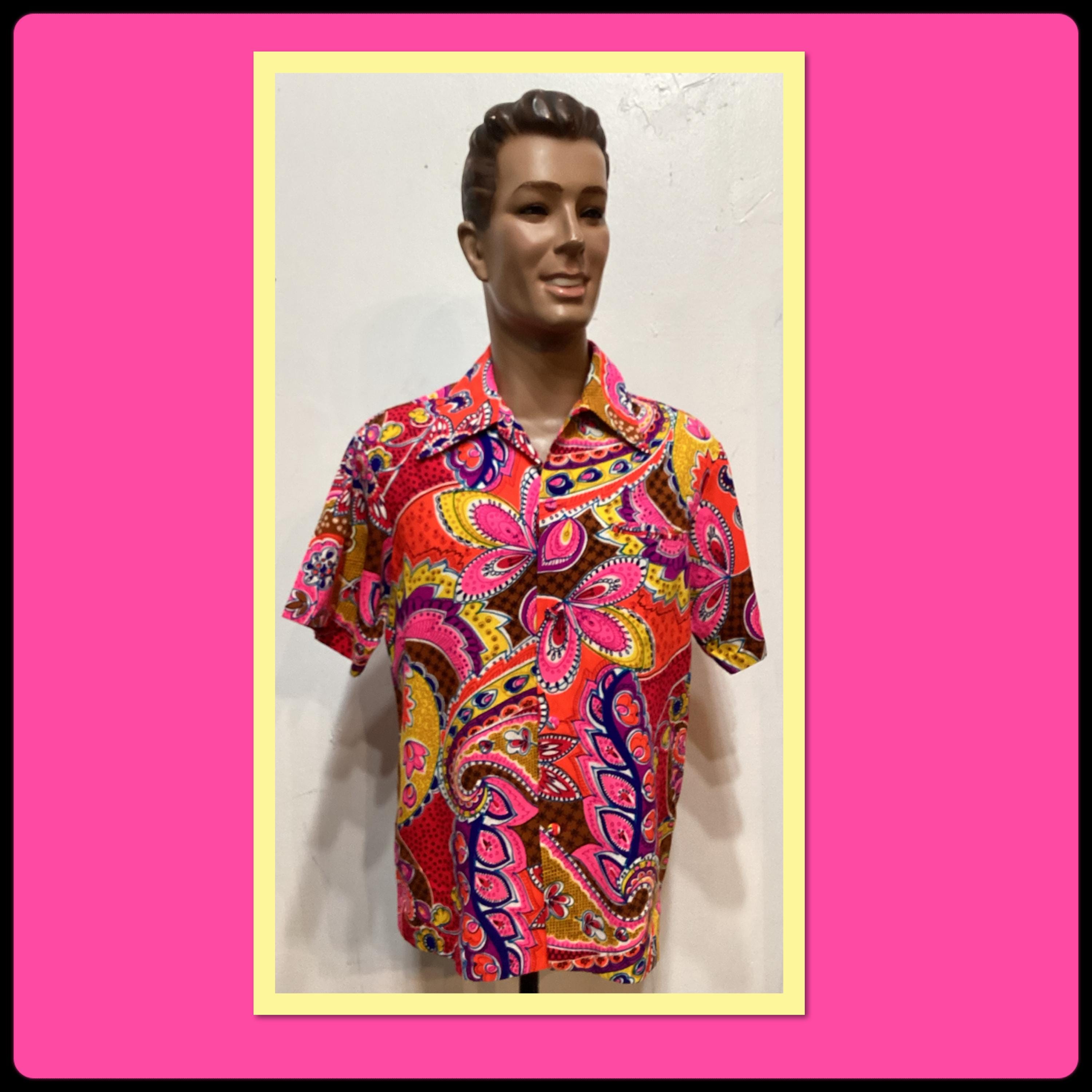 Mens 1960s Paisley Shirts - Etsy