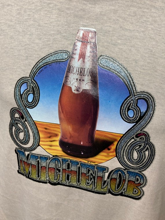 Vintage 1978 original Michelob beer decal tee dea… - image 3