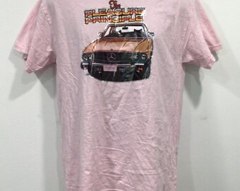 Vintage Original 1980 Mercedes decal tee, size M…j689