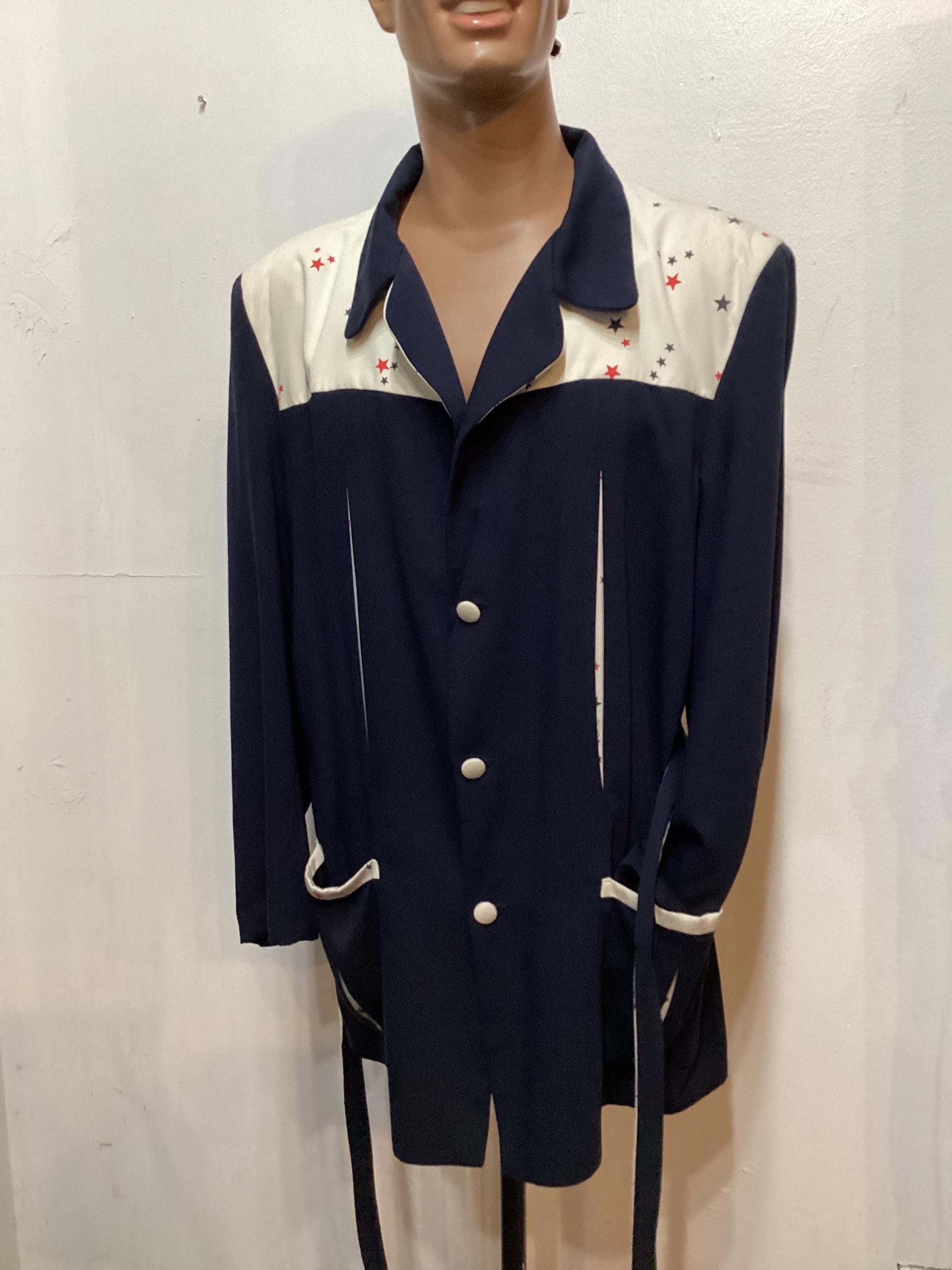 MV067 1950's Vintage Reproduction Two Tone Belted Custom Hollywood