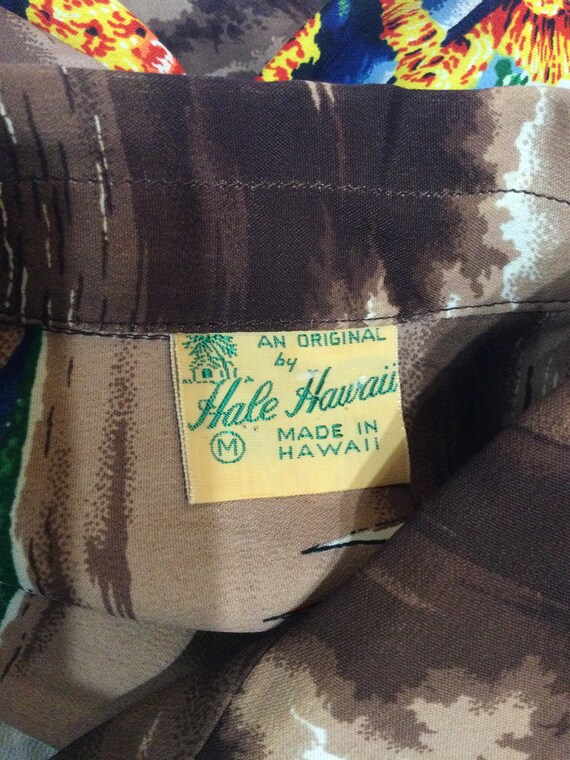 Vintage 1950s rayon Hawaiian shirt by Hale Hawaii… - image 2