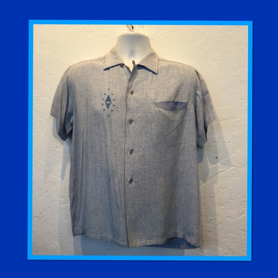 1950s two tone Fleck shirt small/medium