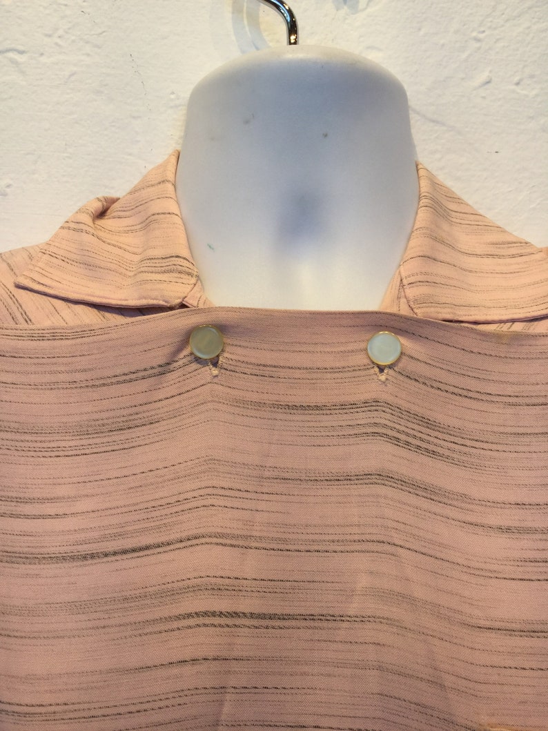 Vintage 1950s two button Fleck rock n roll shirt