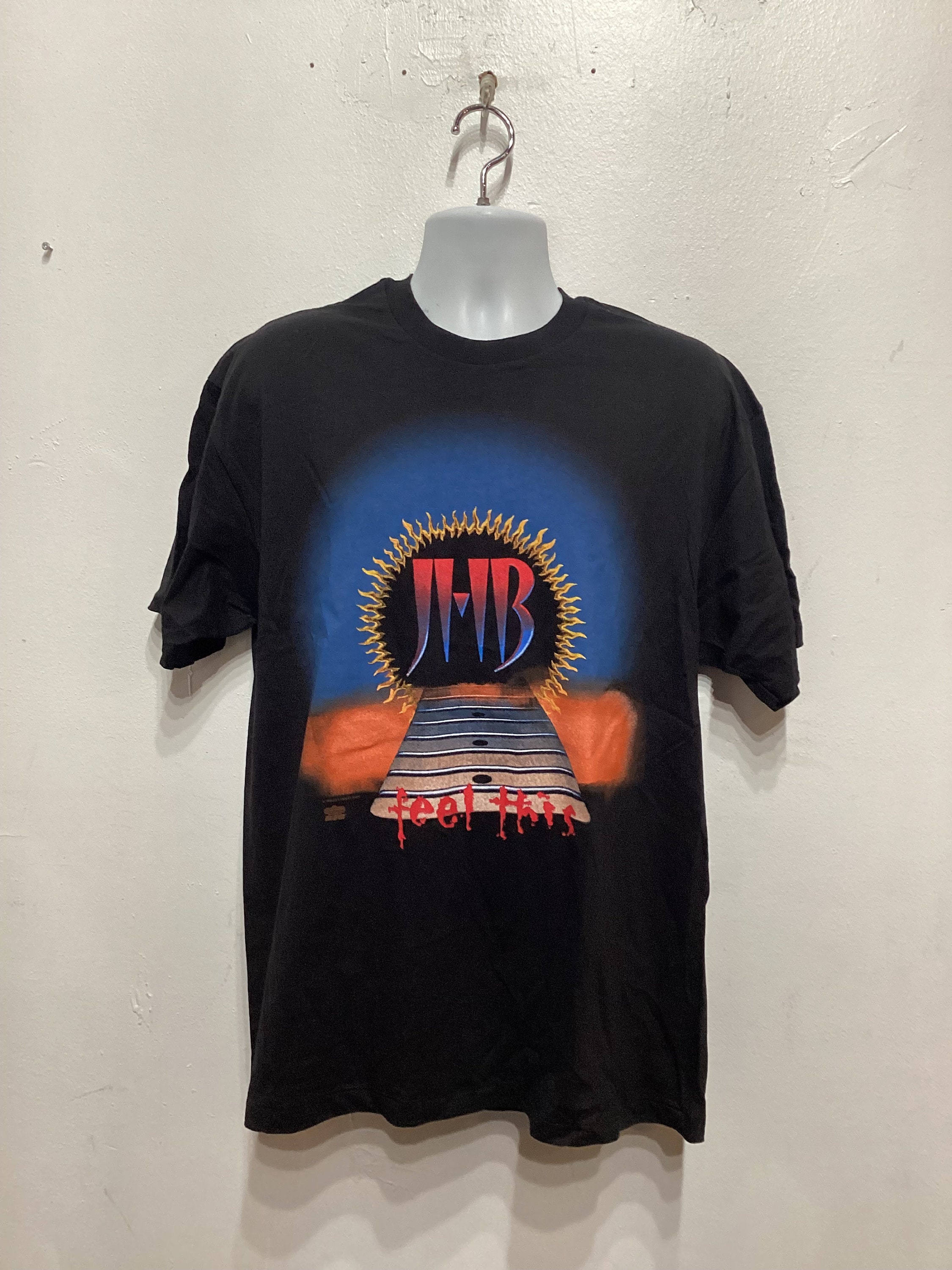 ヴィンテージコットンロックTシャツ「ジェフ・ヒーリー・バンド 