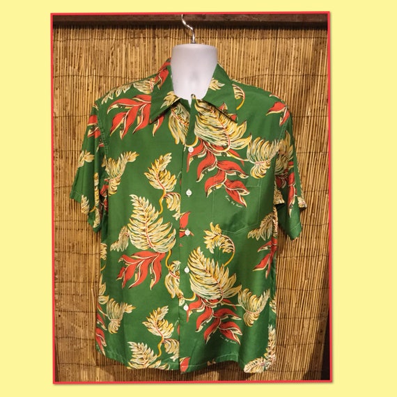 Shirts hawaiian vintage reproduction 1940s vintage