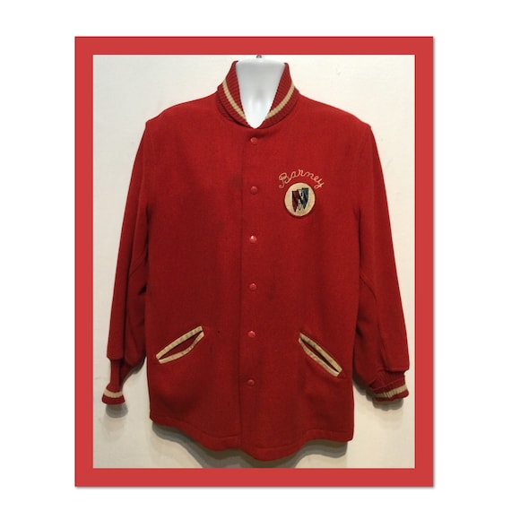 Vintage 1950s car coat jacket Size 42 - image 1