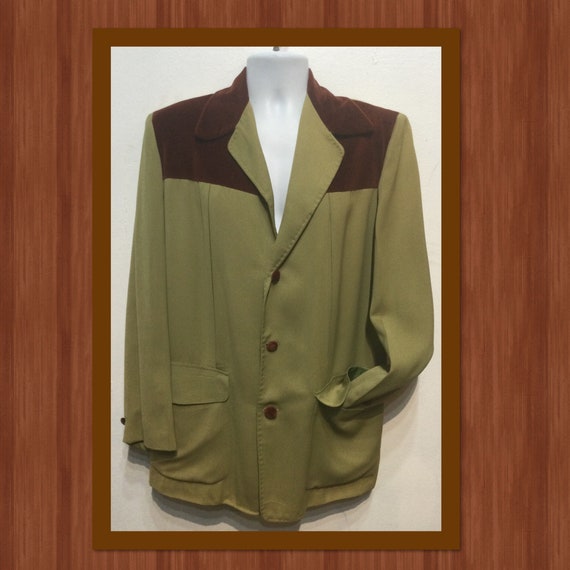 Vintage 1950s two tone Hollywood jacket !!! Rare … - image 1