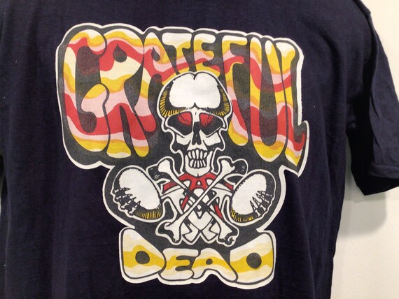 Vintage Original 1970s Greatfull Dead Dc Tee, Size Xl…j167