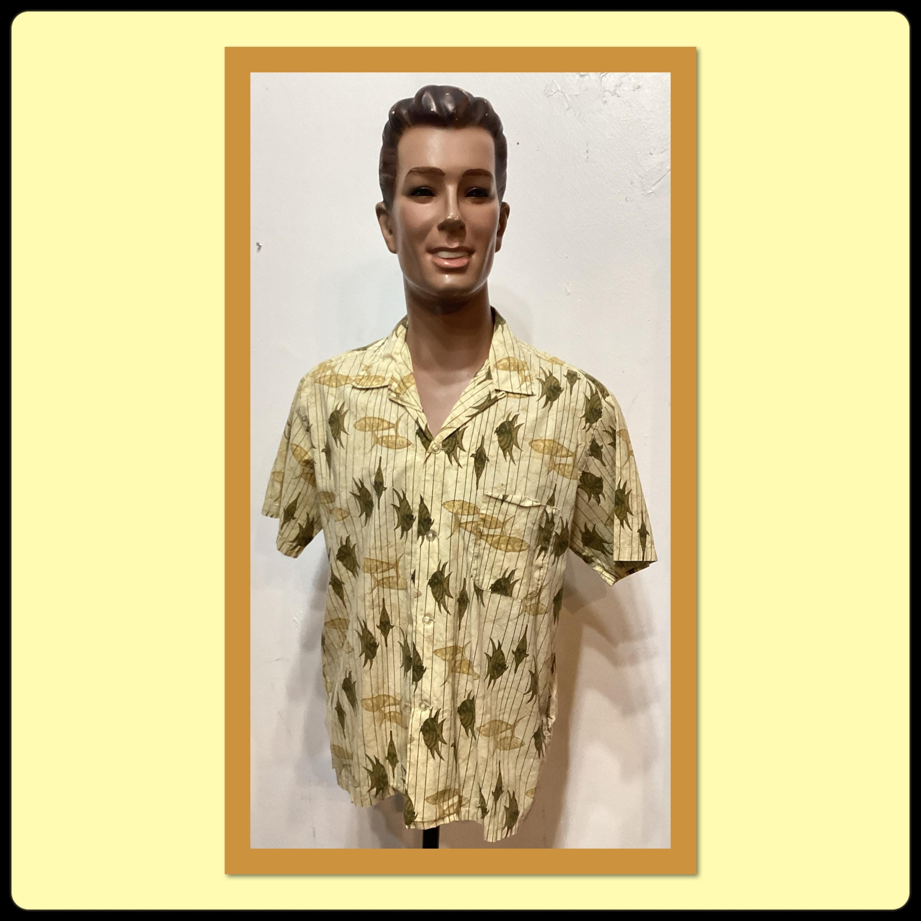 50s 60s pilgrim ビンテージ半袖シャツ PILGRIM】ピルグリム Sears Roebuck 50s-60s 半袖シャツ ボタン