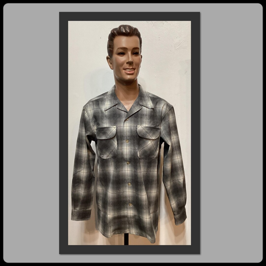 PS030 New Pendleton Men's Board Shirt. Available in Medium, Large