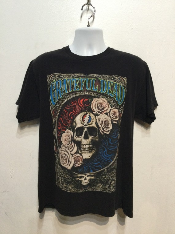 Vintage printed rock T-shirt - "Grateful Dead"  S… - image 7