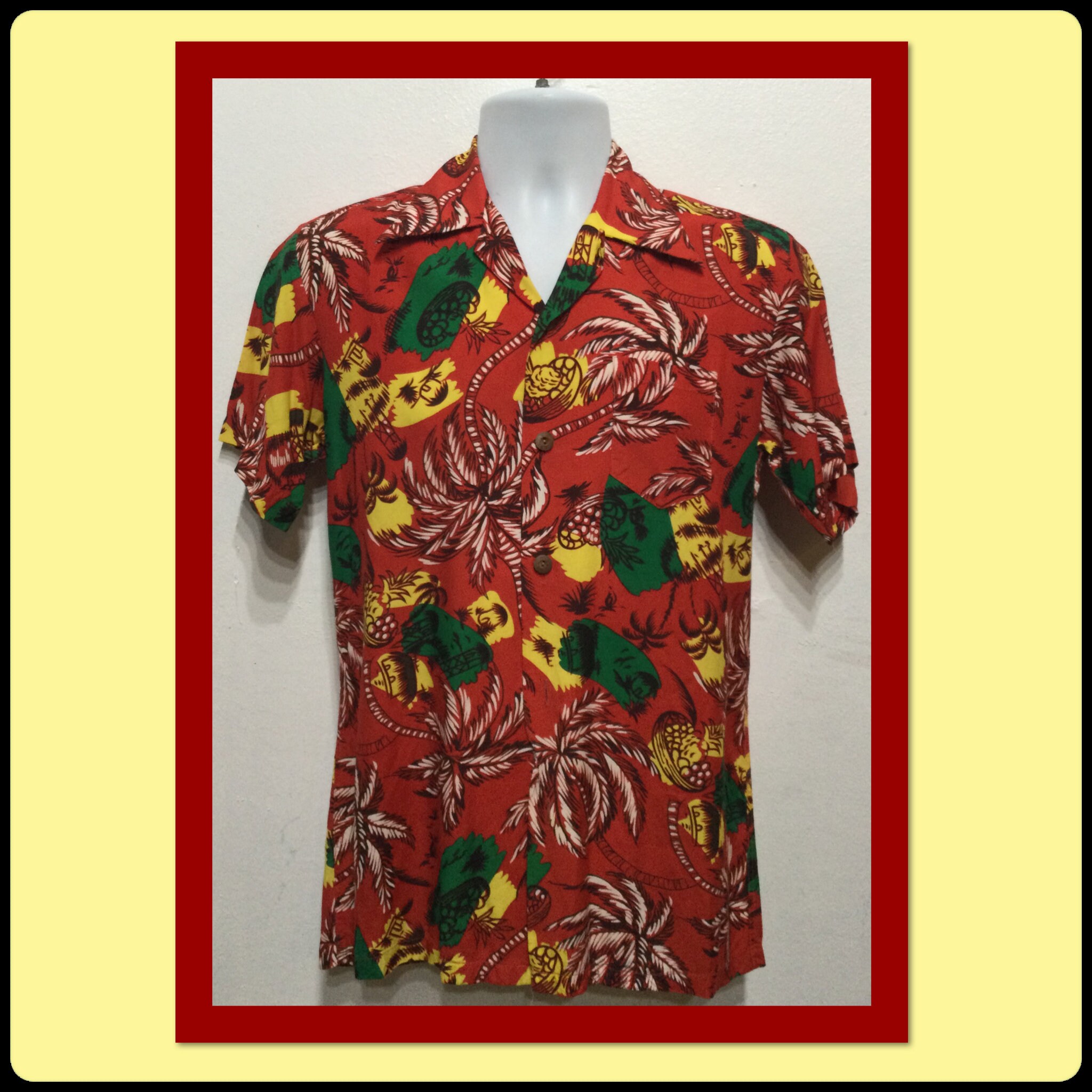 Vintage Hawaiian Rayon Shirt - Etsy Vintage Hawaiian Rayon Shirt - Etsy