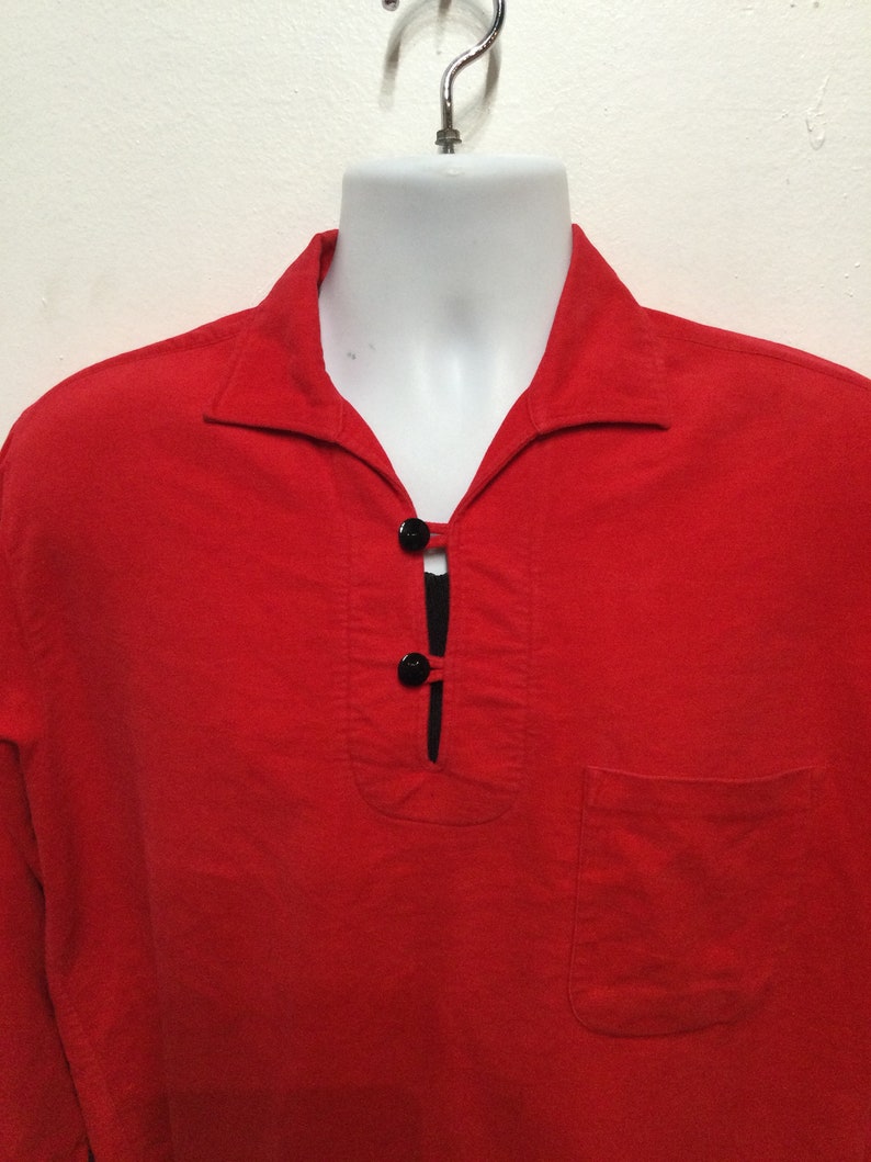 Vintage 1950s flannel gaucho shirt image 4