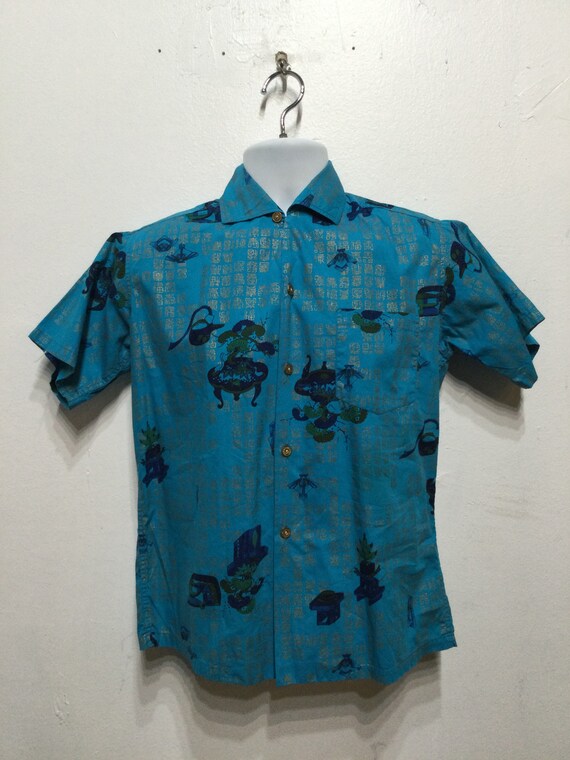 Vintage 1950s cotton Hawaiian shirt by Hawaiian S… - image 10