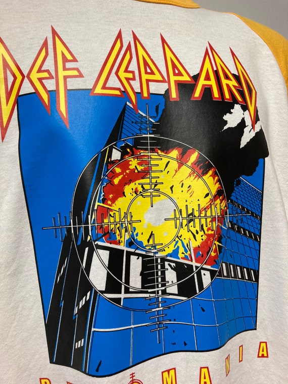 Vintage 1980’s original Def Leppard band tee E5 - image 4