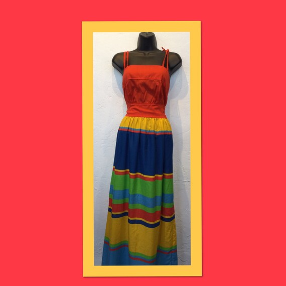 Vintage 1970s halter dress