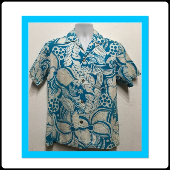 Vintage 1960s/70s Hawaiian shirt. - image 1
