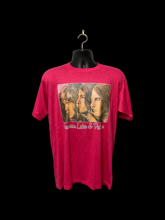 Vintage Original 1975 Emerson Lake & Palmer Band Decal T-shirt