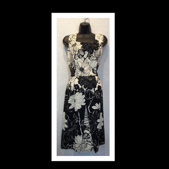 Vintage 1950s/60s printed dress