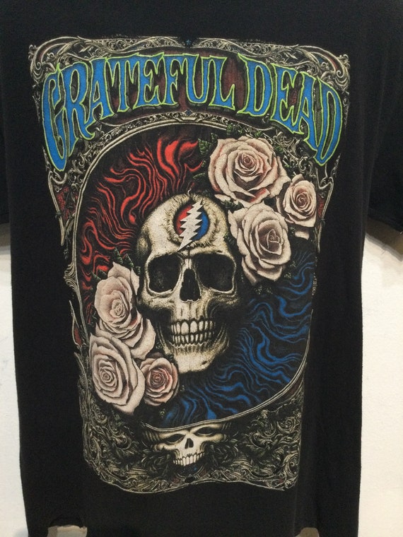 Vintage printed rock T-shirt - "Grateful Dead"  S… - image 3