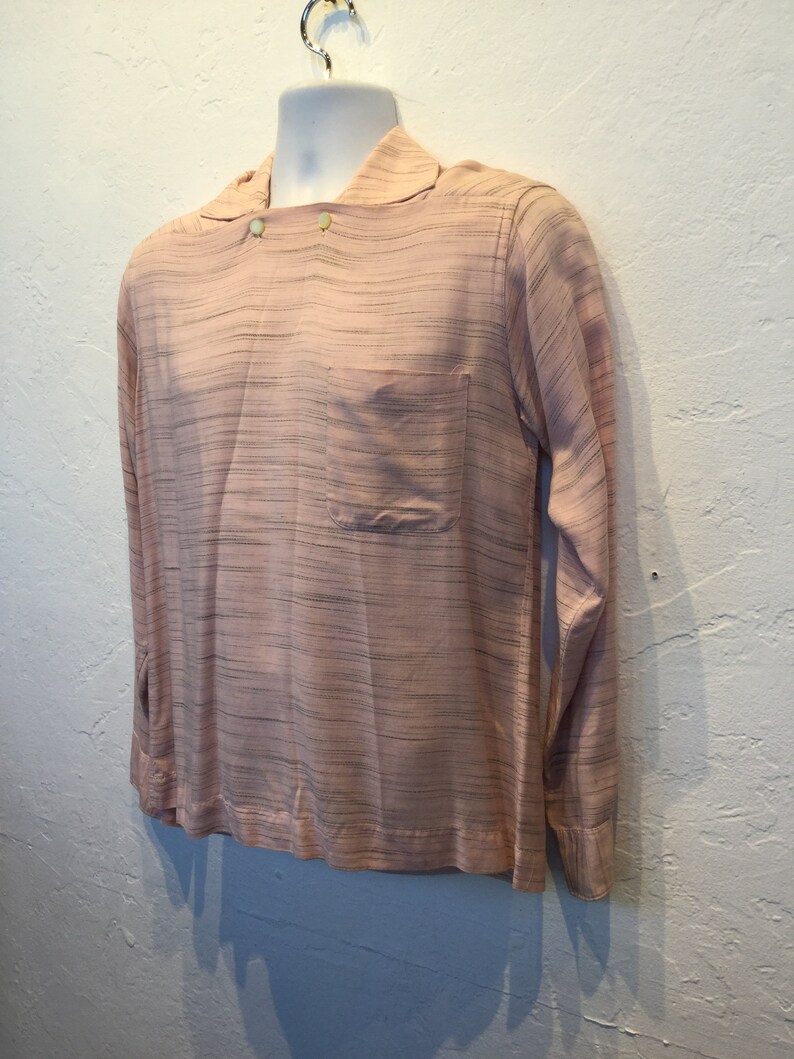 Vintage 1950s two button Fleck rock n roll shirt