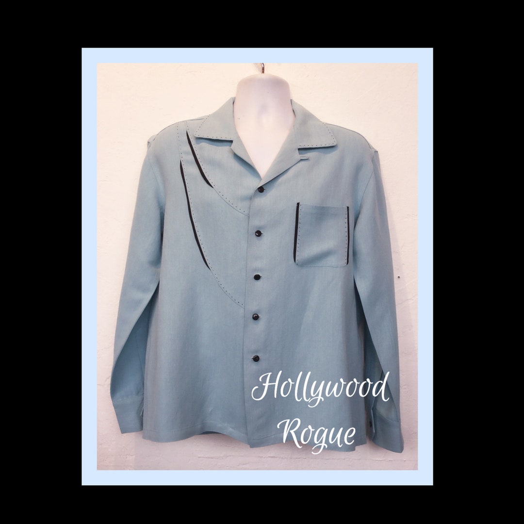 HR006 1950's Vintage Reproduction Hollywood Rogue Linen Two