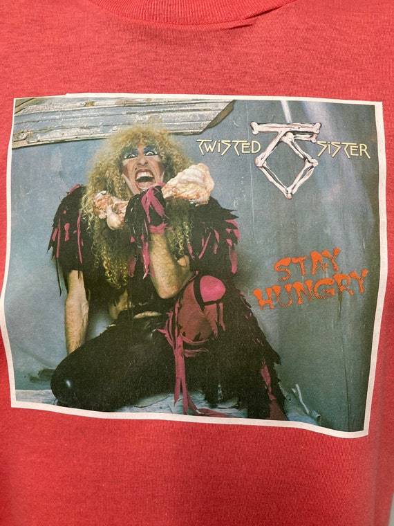 Vintage 1984 original “Stay Hungry” Twisted Sister t-shirt E19 View 2
