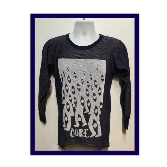 Vintage printed rock thermal shirt "The Cure" Size