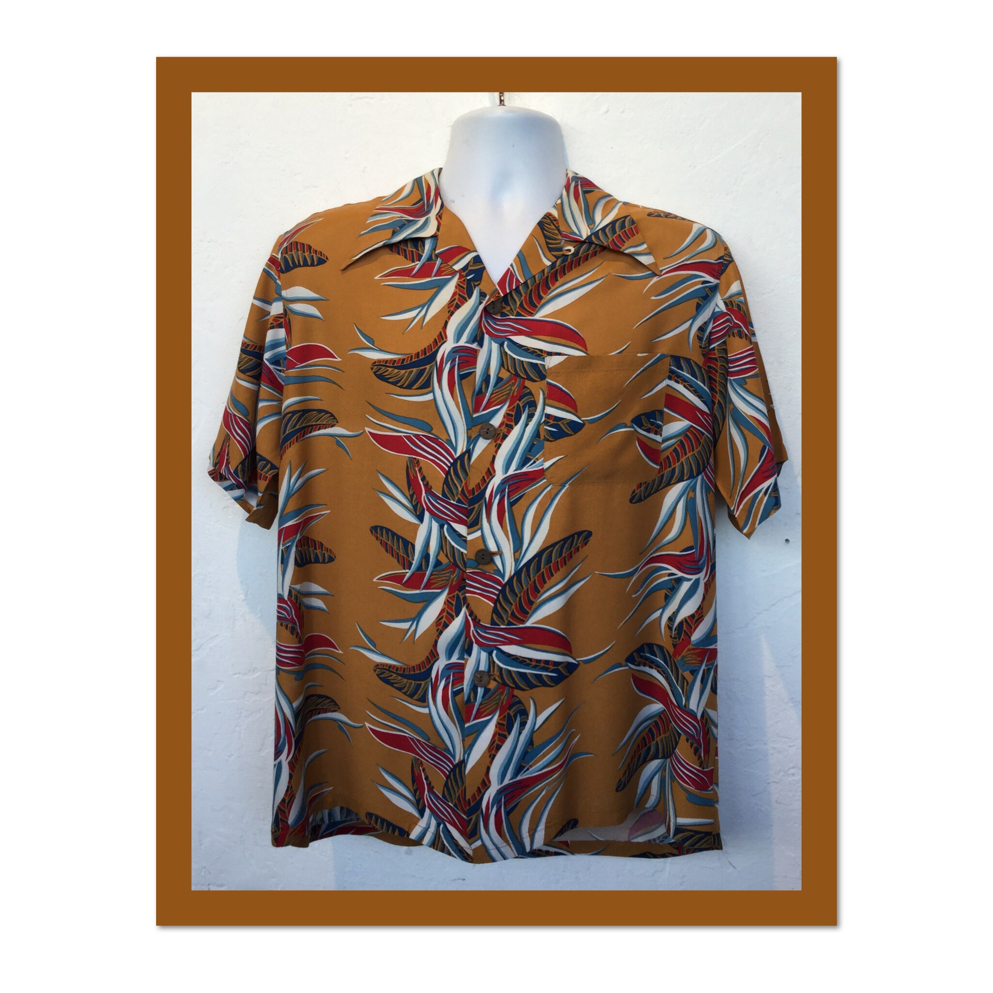 Jaren 1940 vintage reproductie rayon 