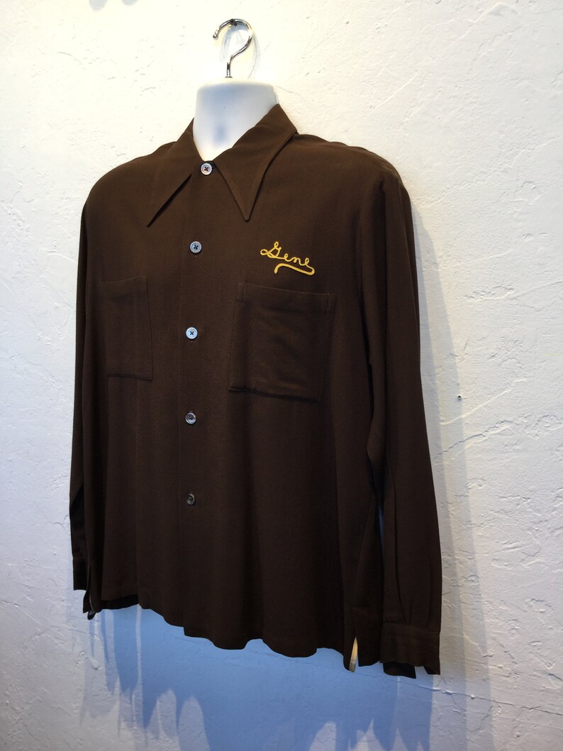 Vintage 1940s50s bowling shirt