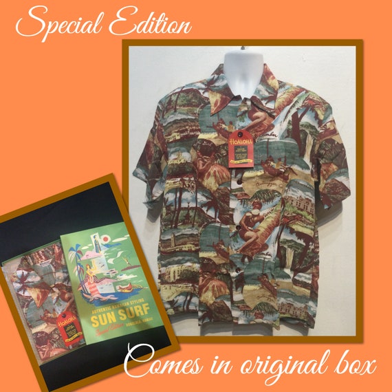 【誠実】 40's Vintage Shirt Rayon Type Riders - シャツ