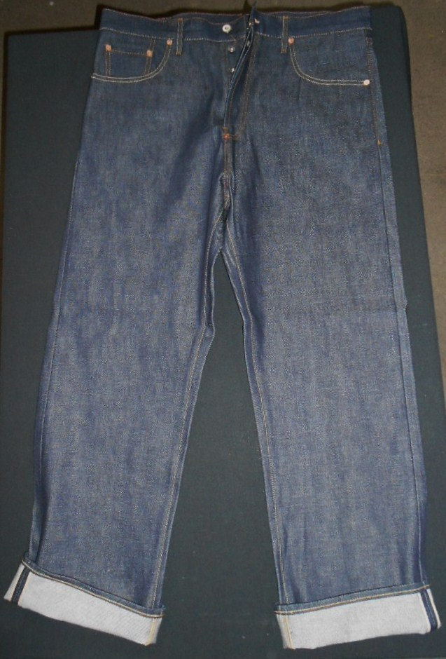 Superior 1930's VINTAGE REPRODUCTION Buckle Back Jeans by