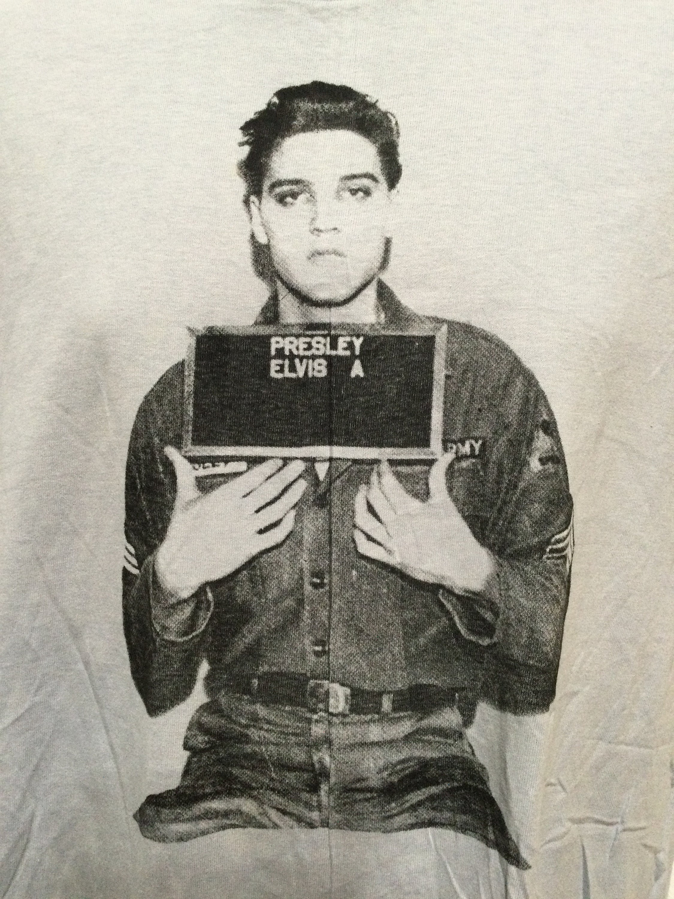 ヴィンテージ ロック T シャツ - 「エルヴィス プレスリー」 L サイズ