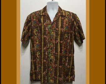 Hawaiian Casuals by STAN HICKS アロハシャツ Vintage 1950s 60s Hawaiian Casuals by Stan Hicks - Made in