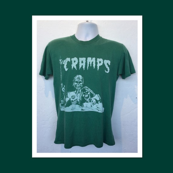 Vintage printed rock T shirt - "The Cramps". Size