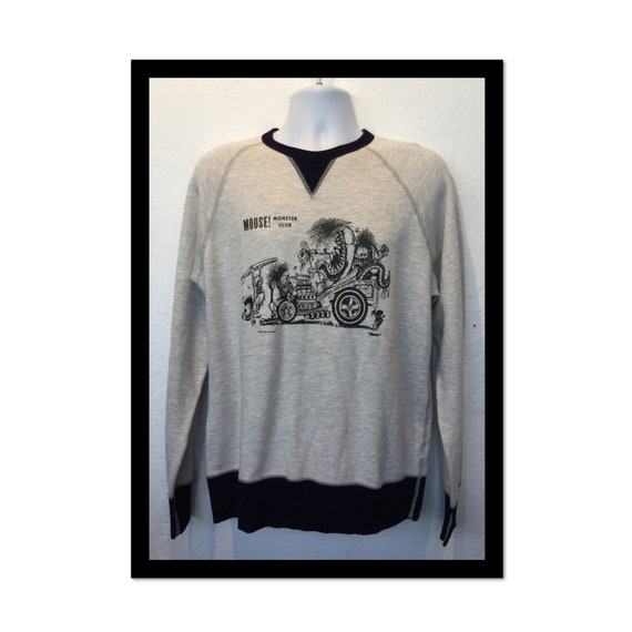 1940s vintage reproduction double V-neck sweatshir
