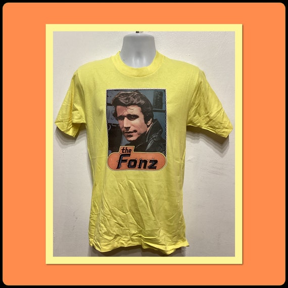1970年代オリジナルフォンジーデカールTシャツ - Etsy 日本