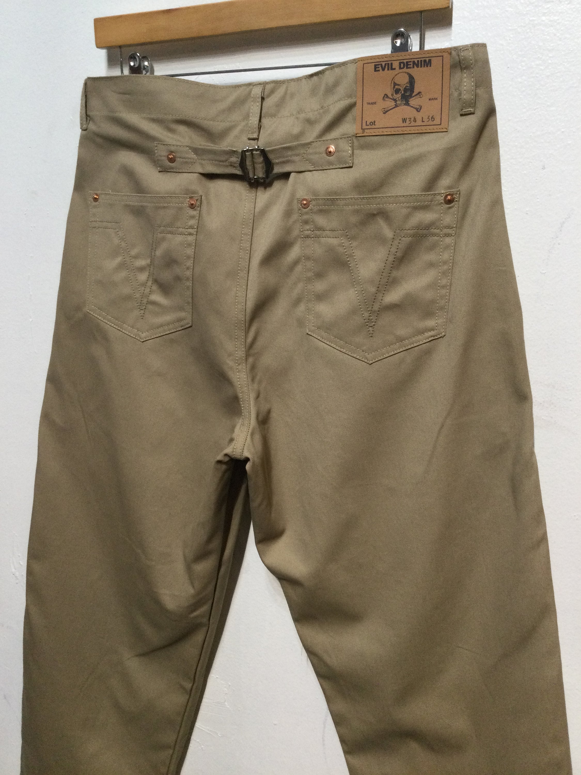 ED 001 1920's/30's Vintage Reproduction Chinos by Evil Denim