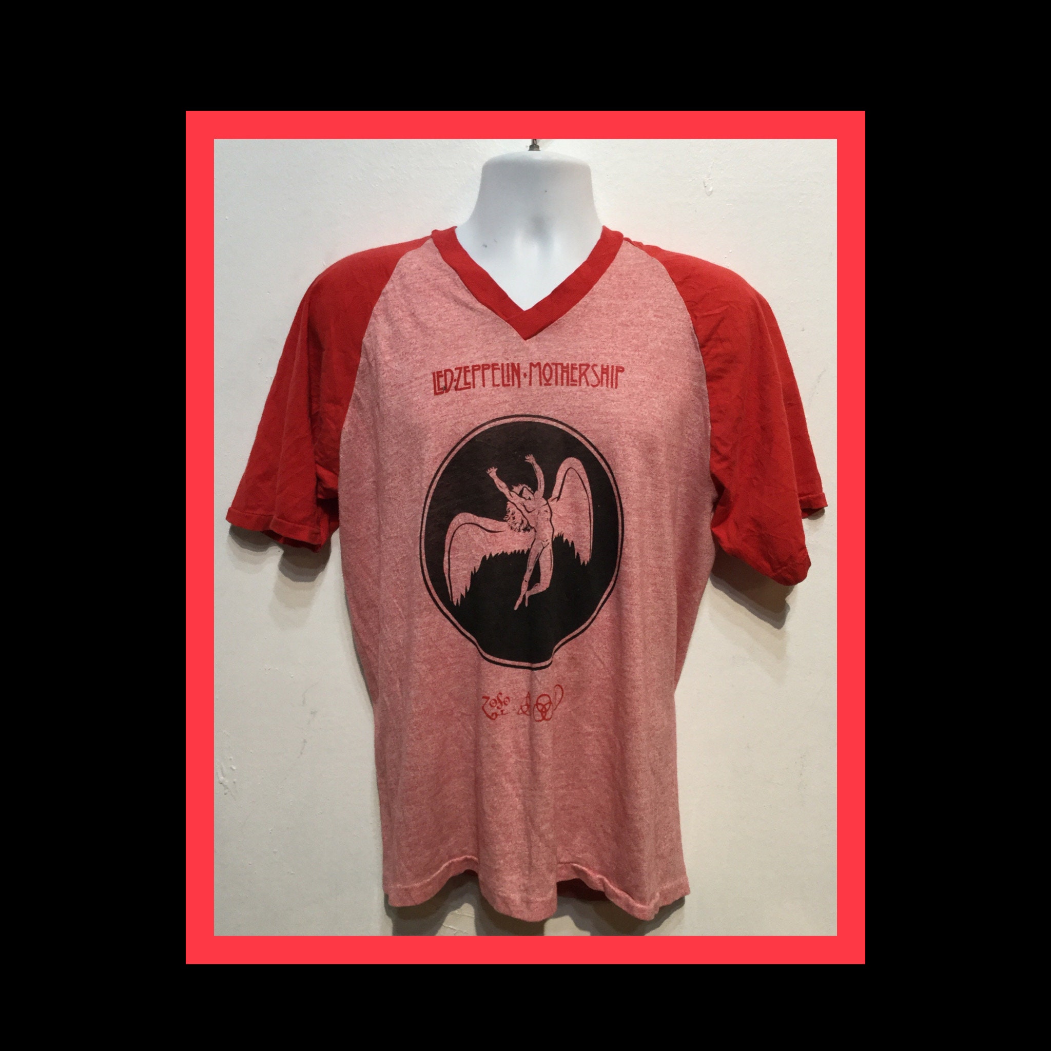 Vintage Printed Rock Ringer T-shirt led 