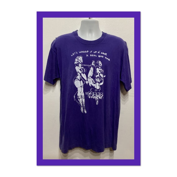 Vintage printed rock T-shirt -"The Cramps-Lets wh… - image 1